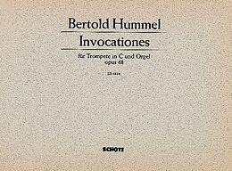 Bertold Hummel Notenblätter Invocationes op. 68