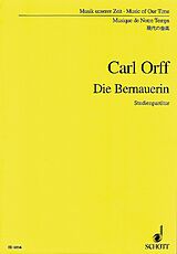 Carl Orff Notenblätter Die Bernauerin