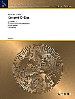 Johann Wenzel Anton Stamitz Notenblätter Konzert D-Dur op. 10/1