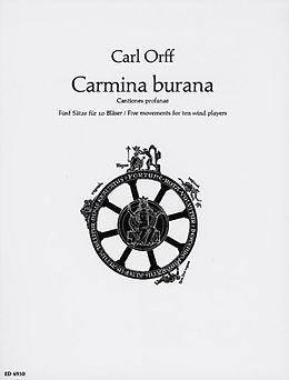 Carl Orff Notenblätter Carmina Burana Cantiones profanae