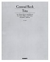 Conrad Arthur Beck Notenblätter Trio