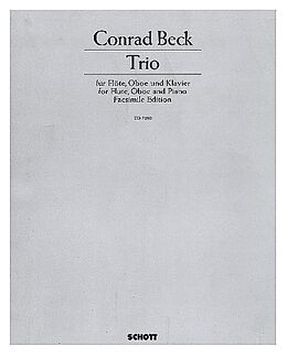 Conrad Arthur Beck Notenblätter Trio