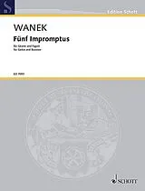 Friedrich K. Wanek Notenblätter 5 Impromptus