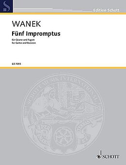 Friedrich K. Wanek Notenblätter 5 Impromptus