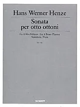 Hans Werner Henze Notenblätter Sonata per otto ottoni