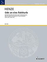 Hans Werner Henze Notenblätter Ode an eine Äolsharfe