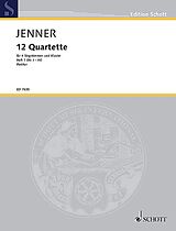 Gustav Jenner Notenblätter 12 Quartette Band 1 (Nr.1-4)
