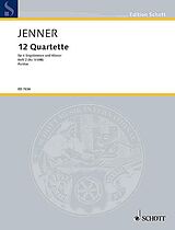 Gustav Jenner Notenblätter Zwölf Quartette Heft 2