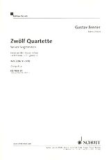 Gustav Jenner Notenblätter 12 Quartette Band 2 (Nr.5-8)