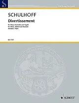 Erwin Schulhoff Notenblätter Divertissement WV 87