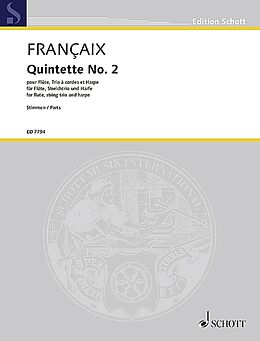 Jean Francaix Notenblätter Quintette No. 2