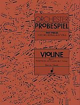  Notenblätter Orchester Probespiel Violine Band 1