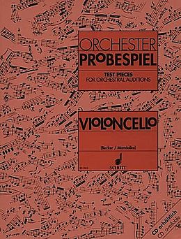  Notenblätter Orchester-Probespiel Violoncello