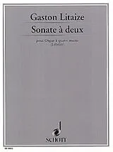 Gaston Litaize Notenblätter Sonate à deux