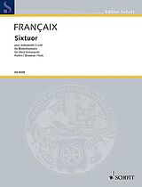 Jean Francaix Notenblätter Sixtuor