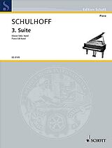 Erwin Schulhoff Notenblätter Suite Nr.3 für Klavier linke Hand