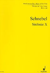 Dieter Schnebel Notenblätter Sinfonie X