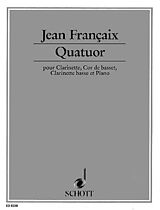 Jean Francaix Notenblätter Quartett