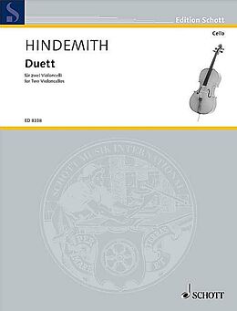 Paul Hindemith Notenblätter Duett