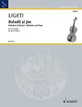 György Ligeti Notenblätter Ballade und Tanz
