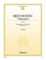 Ludwig van Beethoven Notenblätter 7 Bagatellen op. 33