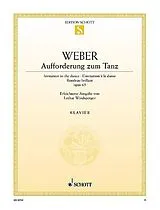 Carl Maria von Weber Notenblätter Aufforderung zum Tanz op.65