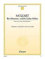 Wolfgang Amadeus Mozart Notenblätter Bei Männern welche Liebe fühlen