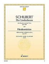 Franz Schubert Notenblätter Der Lindenbaum/Heidenröslein op. 89/5/op. 3/3 D 911/5/D 257