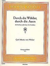 Carl Maria von Weber Notenblätter Durch die Wälder, durch die Auen