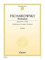 Peter Iljitsch Tschaikowsky Notenblätter Die Jahreszeiten op. 37