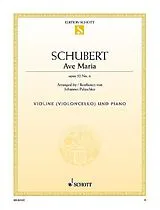 Franz Schubert Notenblätter Ave Maria D839