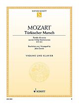 Wolfgang Amadeus Mozart Notenblätter Türkischer Marsch KV331 Rondo alla turca