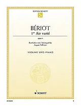 Charles de Bériot Notenblätter Premier air varie op.1
