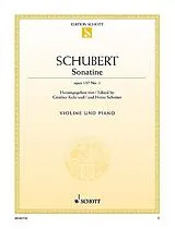 Franz Schubert Notenblätter Sonatine op.137,1