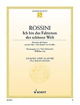 Gioacchino Rossini Notenblätter Ich bin das Faktotum der schönen Welt