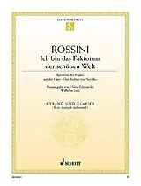 Gioacchino Rossini Notenblätter Ich bin das Faktotum der schönen Welt