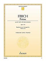Zdenek Fibich Notenblätter Poème aus Ein Somerabend op.41,6