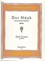 Carl Johann Gottfried Loewe Notenblätter Der Nöck op. 129/3