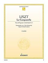 Franz Liszt Notenblätter La Campanella