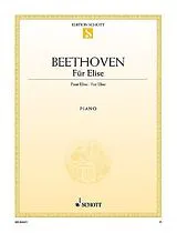 Ludwig van Beethoven Notenblätter Für Elise WoO 59
