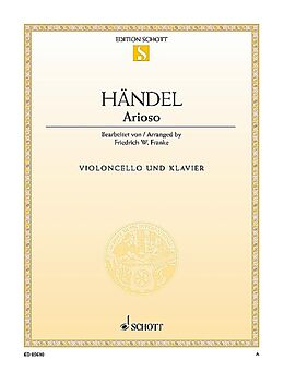 Georg Friedrich Händel Notenblätter Arioso