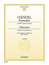 Georg Friedrich Händel Notenblätter Passacaglia g-Moll und Chaconne d-Moll