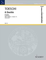 Carlo Giuseppe Toeschi Notenblätter 6 Duette Band 1 (nr.1-3)
