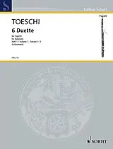 Carlo Giuseppe Toeschi Notenblätter 6 Duette Band 1 (Nr.1-3)
