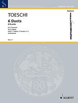 Carlo Giuseppe Toeschi Notenblätter 6 Duette Band 2 (Nr.4-6)