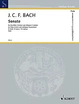 Johann Christoph Friedrich Bach Notenblätter Sonate d-Moll