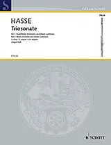 Johann Adolph Hasse Notenblätter Triosonate Nr. 4 G-Dur