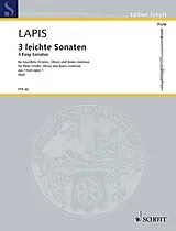 Santo Lapis Notenblätter 3 leichte Sonaten aus op.1