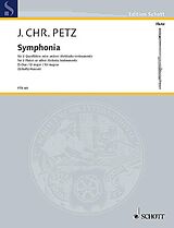 Johann Christoph Pez Notenblätter Symphonia à 3 Flutes traversières