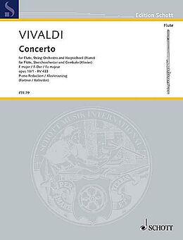 Antonio Vivaldi Notenblätter Concerto F-Dur op.10,1
